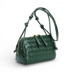 Genuine Leather Woven Bag