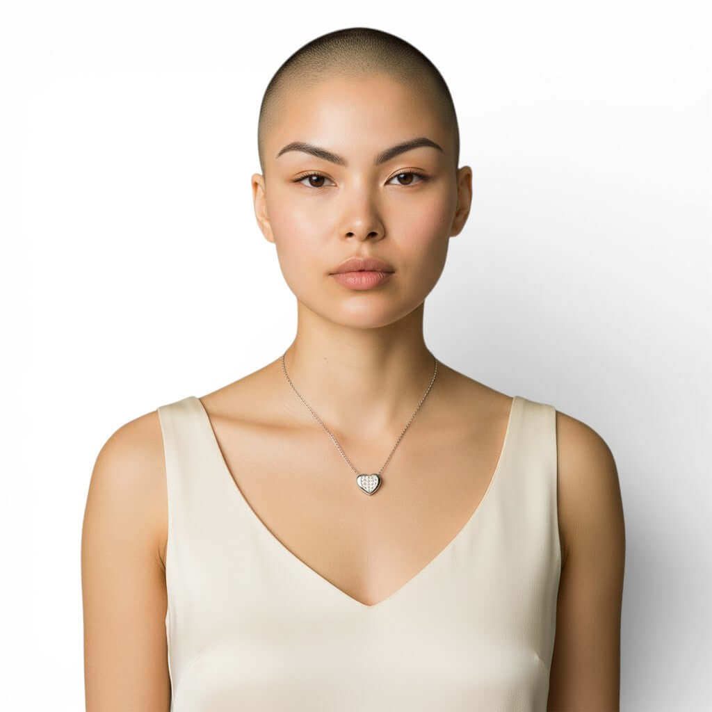 Heart Necklace Moissanite - Certified - Marùe