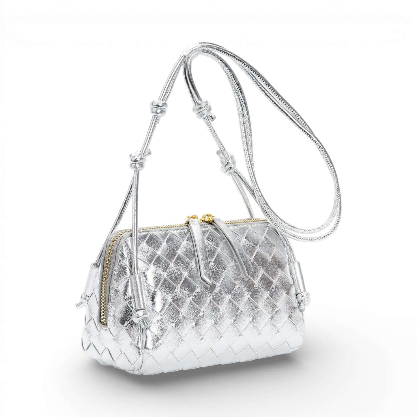 Genuine Leather Woven Bag