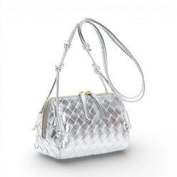 Genuine Leather Woven Bag