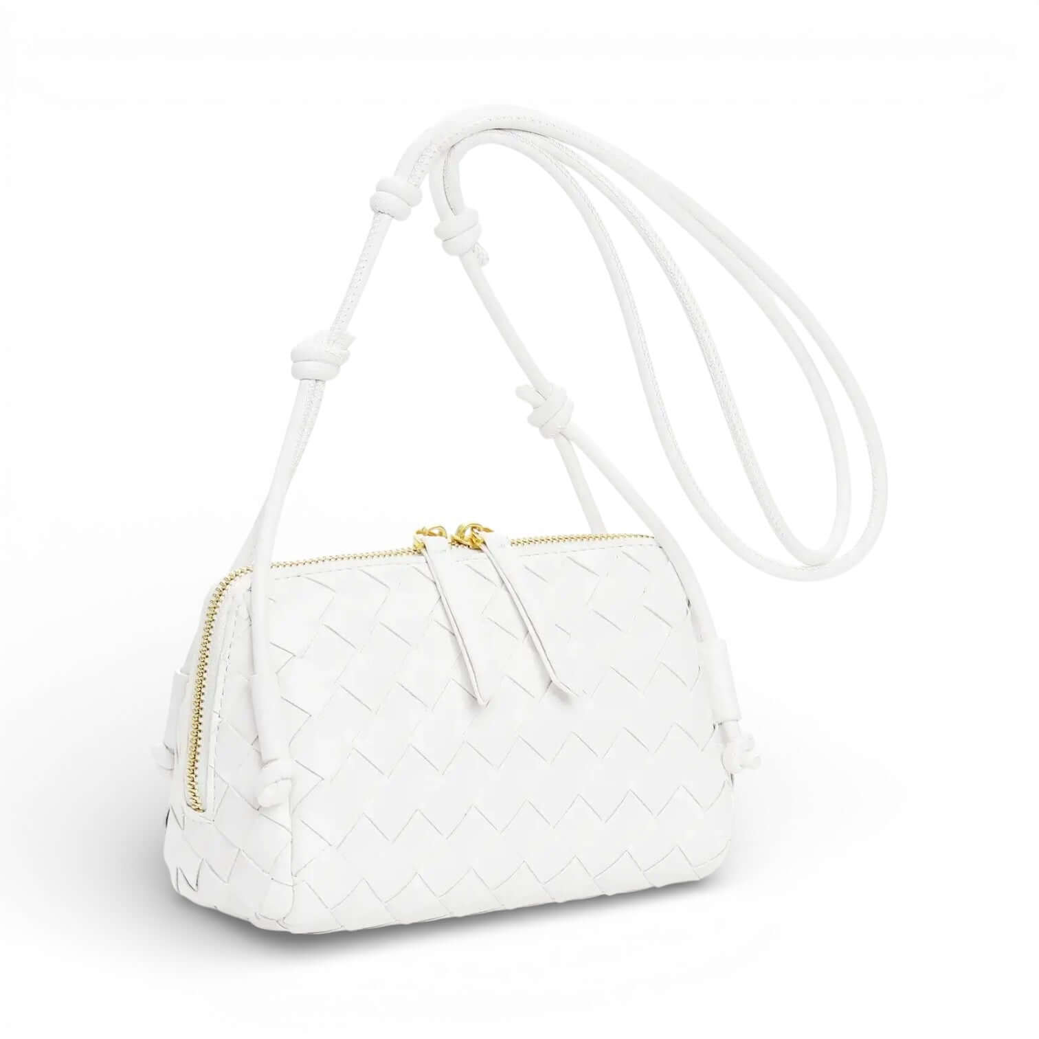 Genuine Leather Woven Bag