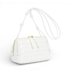 Genuine Leather Woven Bag