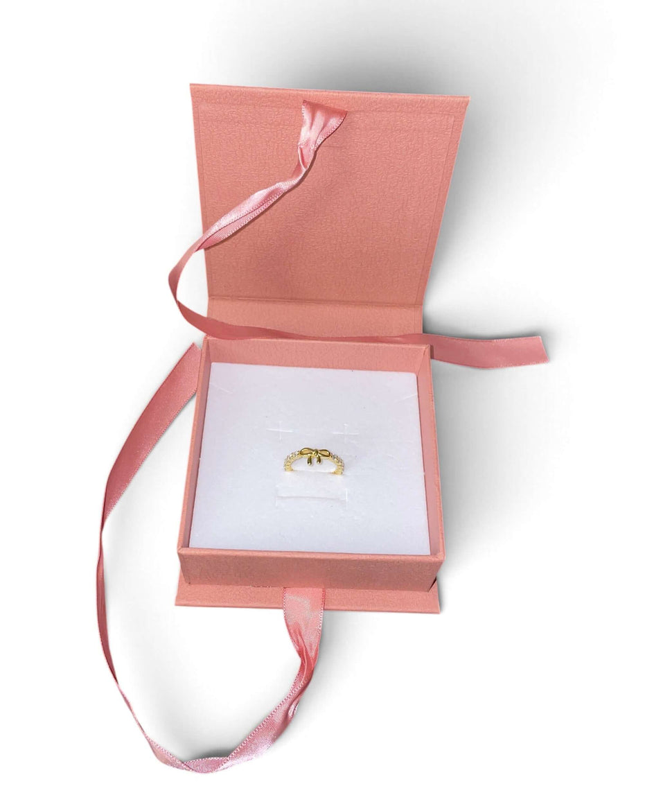 Moissanite Bow Ring, 925 Sterling Silver Ring, GRA Certified