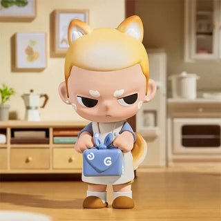 Kubo Pop Mart action figure, collectible model, beige, unique design, perfect for fans and collectors, 14+.