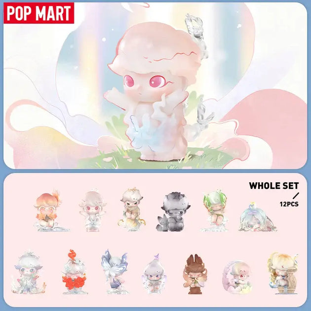 MOKOKO POP MART collectible figures set, pastel colors, 12pcs, perfect for fans and collectors.