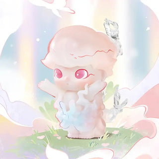 MOKOKO POP MART collectible figure in soft pink with whimsical details, perfect for fans and collectors.