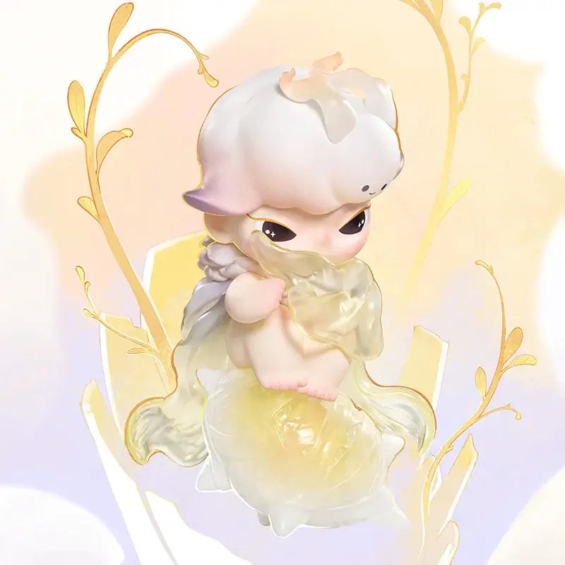 MOKOKO POP MART collectible figure in pastel colors, showcasing artistic detail and whimsical charm, ideal for collectors.