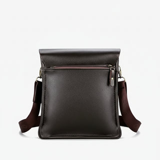 Polo Crossbody Bag with Adjustable Strap in high-quality PU leather, featuring a structured design and smooth polyester lining.