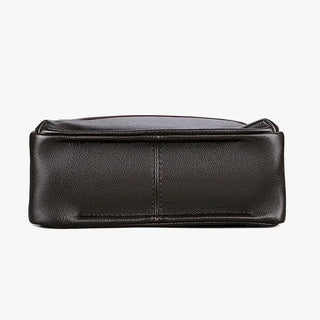 Bottom view of the Polo Crossbody Bag showcasing its structured design and high-quality PU leather material.