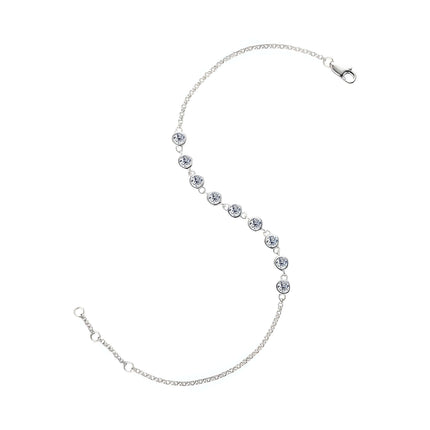 Gold Bracelet With Moissanite Stones - Marùe