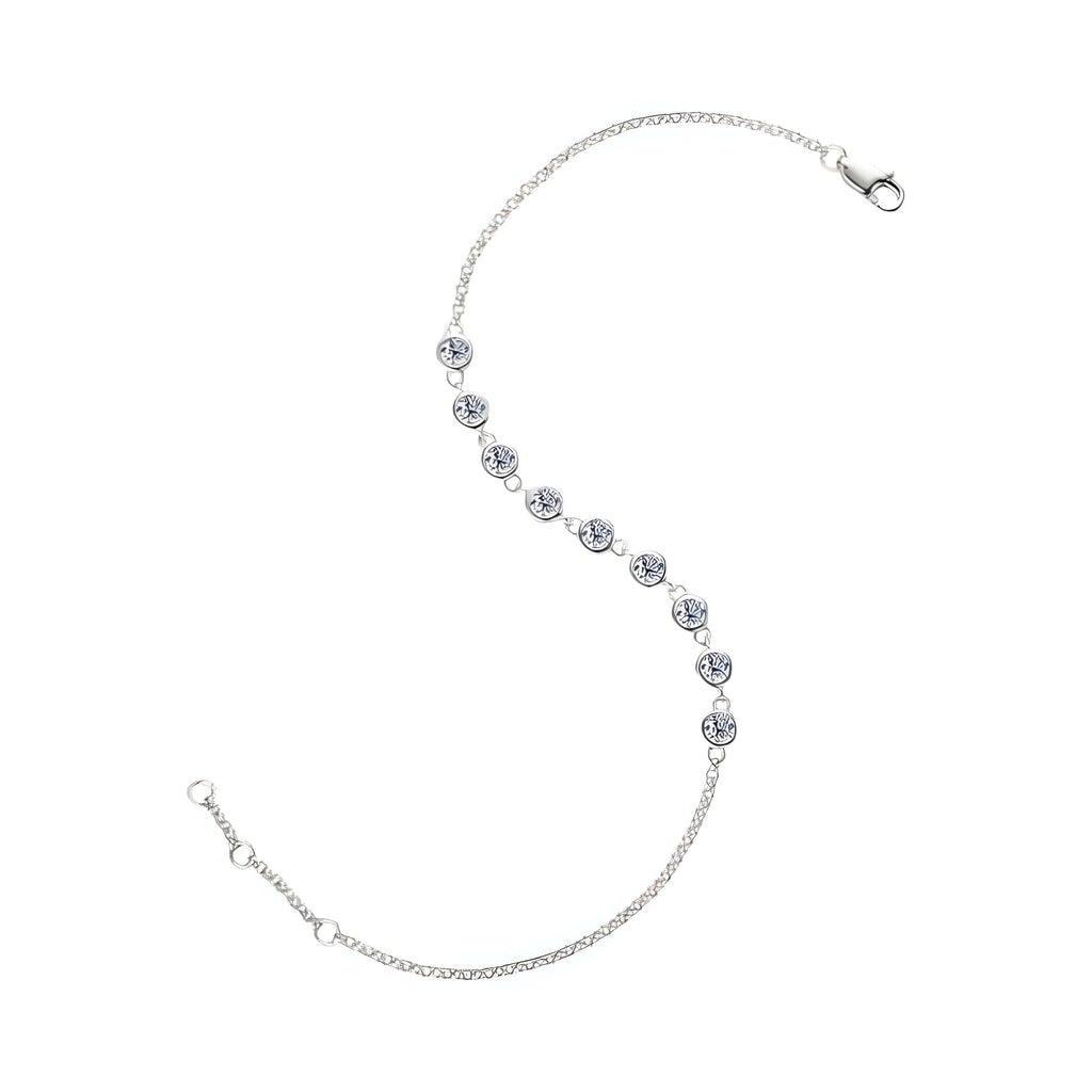 Gold Bracelet With Moissanite Stones - Marùe