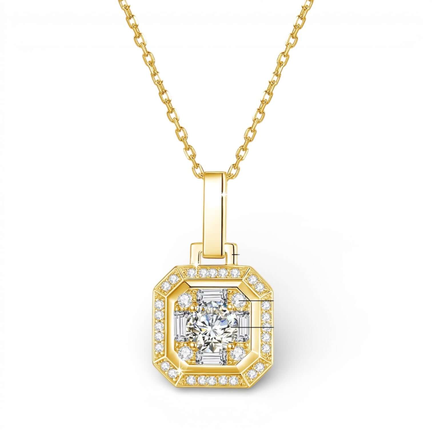 Moissanite Necklace - Marùe