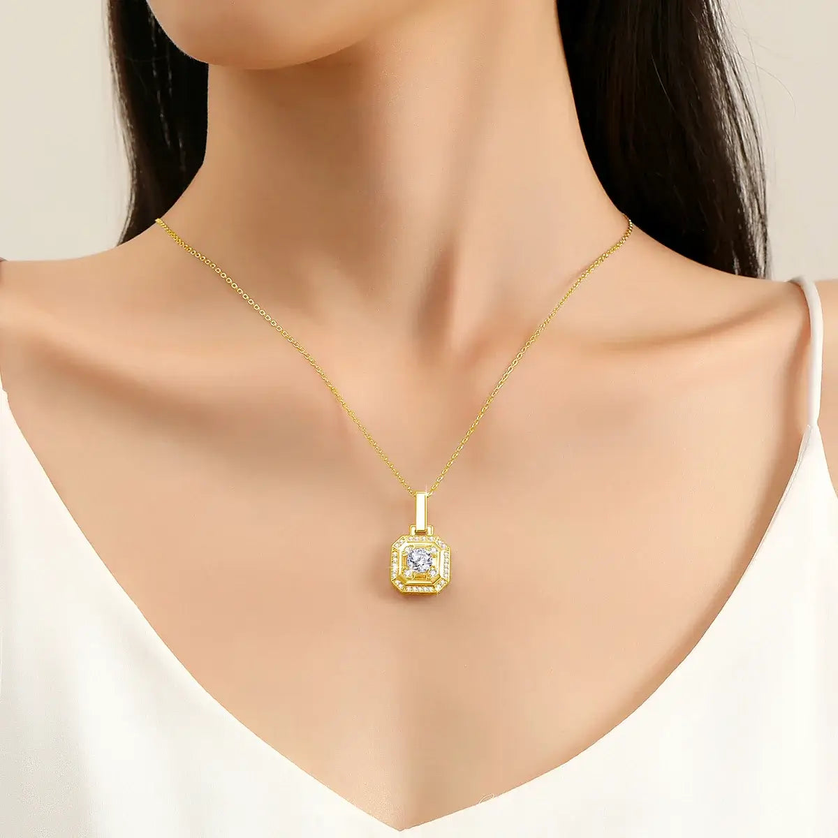 Moissanite Necklace - Marùe