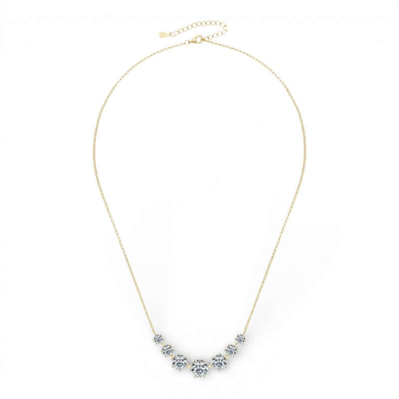 Moissanite Necklace - Certified - Marùe