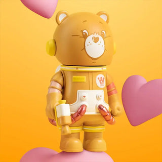 POP MART Molly collectible figure, bear design, yellow color, perfect for collectors and art toy enthusiasts.