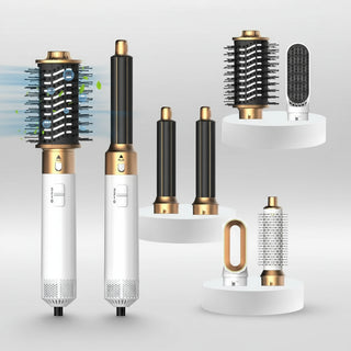 Hair Dryer - Hair styler Professional Multi Styler 7-in-1 100W with multiple styling attachments displayed.