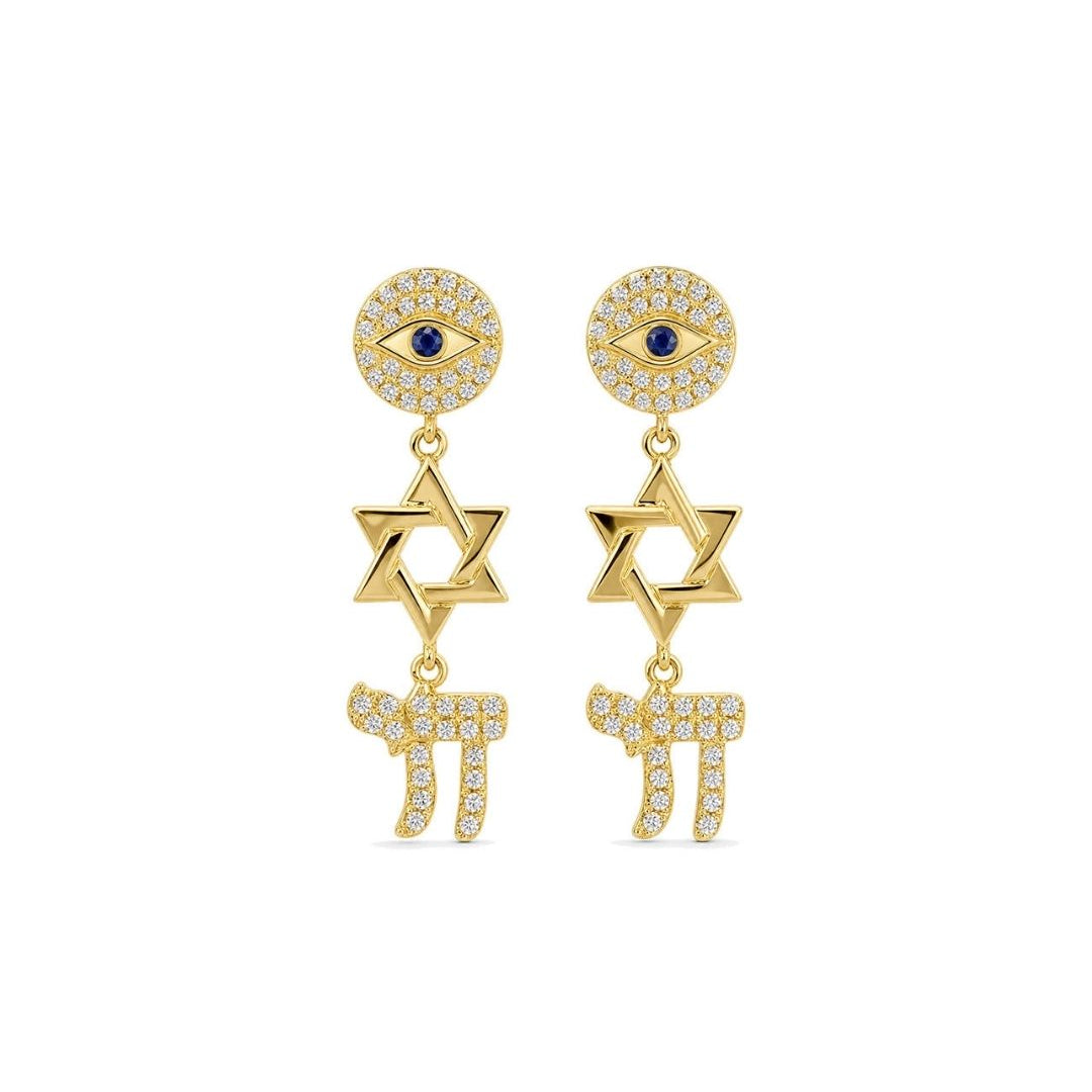 Lucky Drop Earrings - 14K Gold-Plated