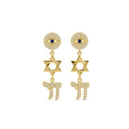Lucky Drop Earrings - 14K Gold-Plated
