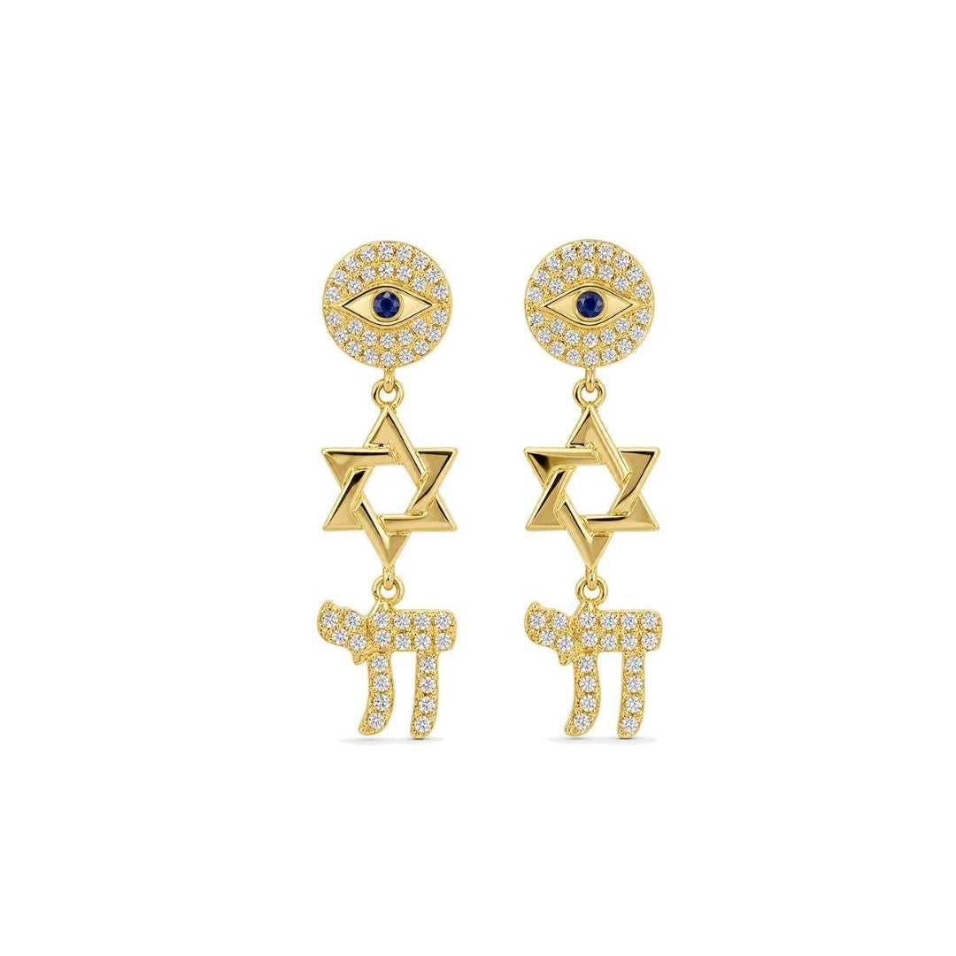 Lucky Drop Earrings - 14K Gold-Plated