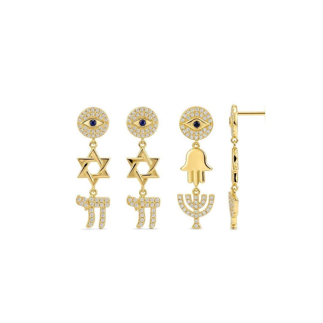 Lucky Drop Earrings - 14K Gold-Plated