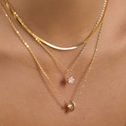 Collana Multistrato Dorata con Ciondoli Stella e Luna