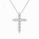 Collana con diamante moissanite