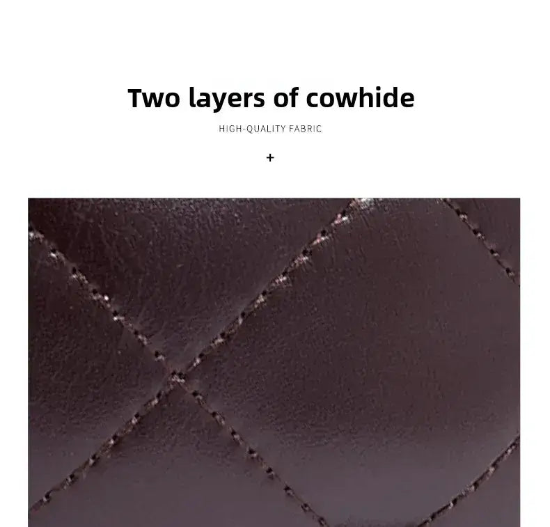 Elegant dark brown leather texture showcasing two layers of high-quality cowhide fabric for luxury handbags.