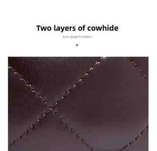 Elegant dark brown leather texture showcasing two layers of high-quality cowhide fabric for luxury handbags.