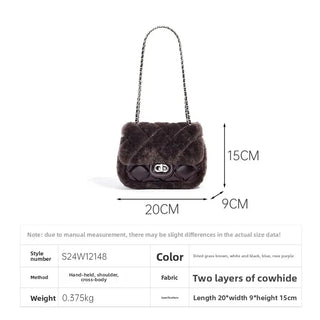 Elegant brown geometric handbag, large capacity, leather, crossbody shoulder bag for women, soft shape, stylish design.