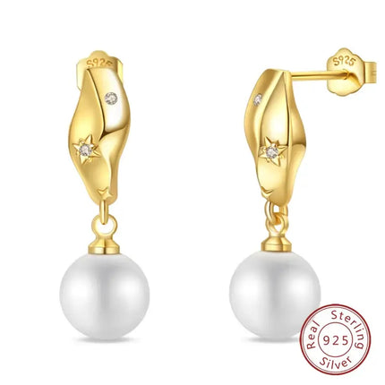 Stud Earrings 925 Sterling Silver