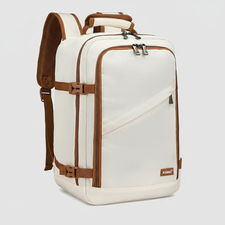 Backpack Waterproof Laptop Travel with reflective design for night safety, featuring Oxford material and multiple compartments.