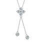 Moissanite Four Leaf Clover Pendant Necklace