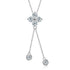 Moissanite Four Leaf Clover Pendant Necklace