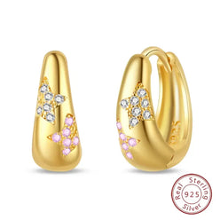 Stud Earrings 925 Sterling Silver