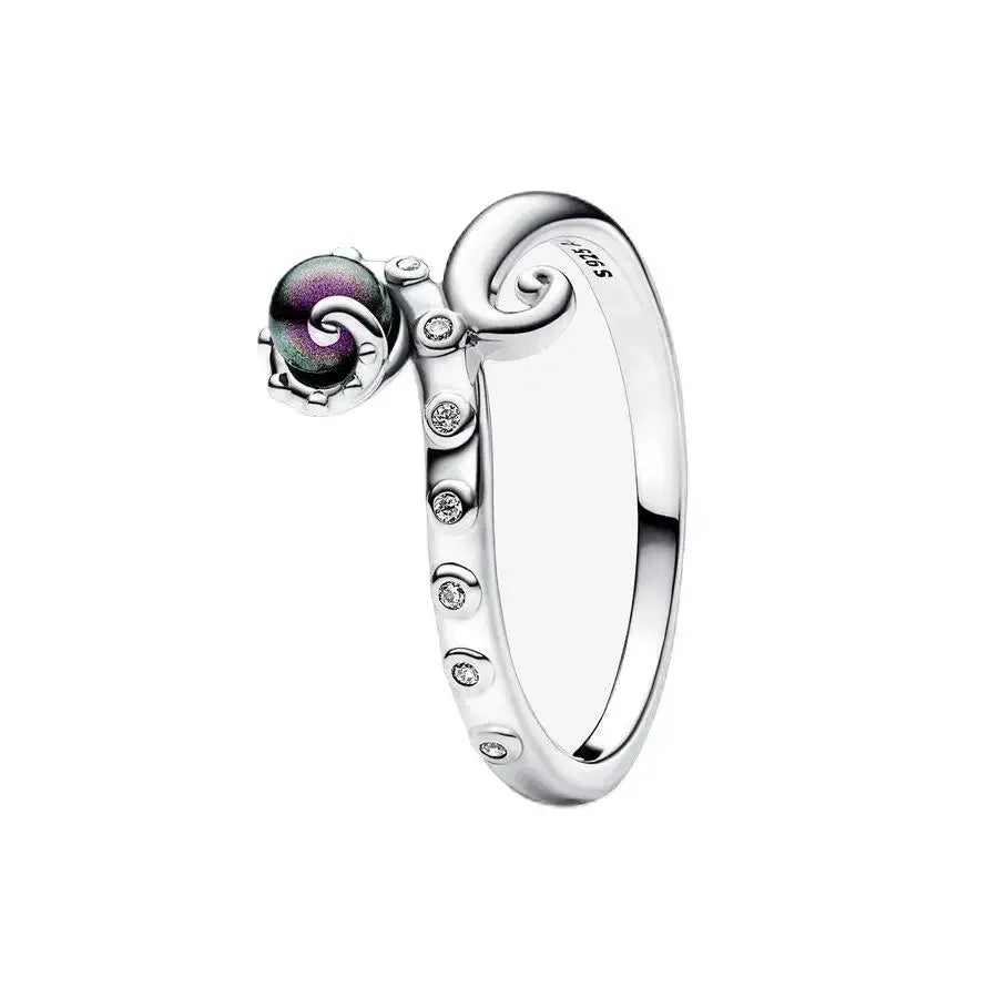 New Princess Ring Series Sterling Silver with elegant crown design and sparkling zircon inlay, perfect for any occasion.