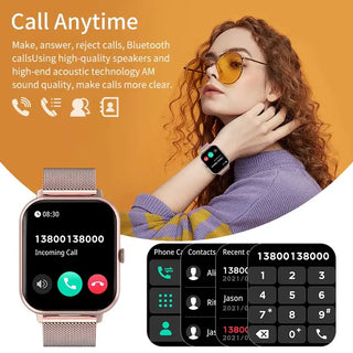 Smartwatches with Bluetooth showcasing call features and stylish design for easy calling and communication.