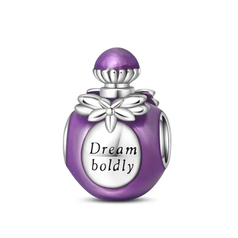 Charm Bead 925 Sterling Silver Butterfly, Daisy & Rose