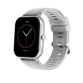 Smartwatches with Bluetooth featuring a sleek design and a stylish gray band.