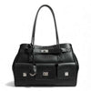 Women's Black Leather Tote Bag