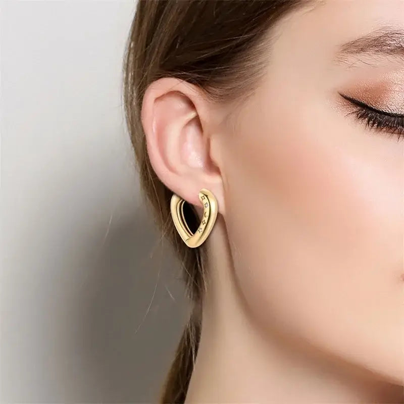 Stud Earrings 925 Sterling Silver