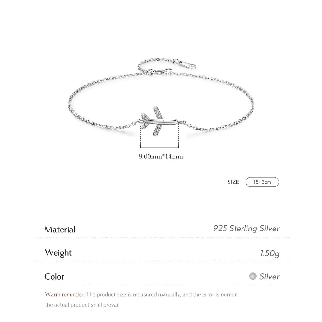 Bracelet 925 Sterling Silver with adjustable size and a geometric design, perfect for any occasion
