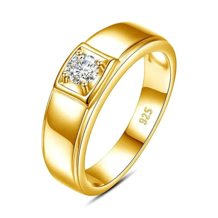 Moissanit Herrenring