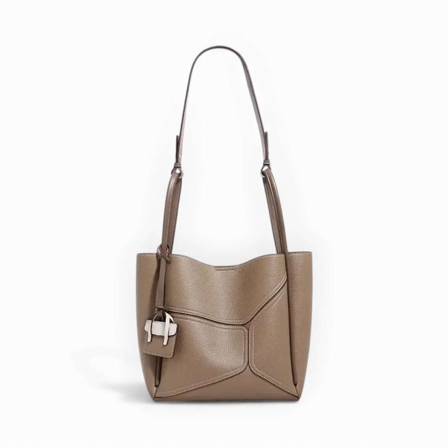 Shoulder bag with zipper pocket