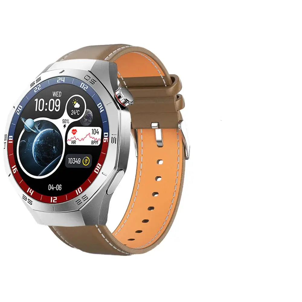 Multifunctional Sports Smartwatches with black silicone strap displaying fitness tracking features and sleek design.