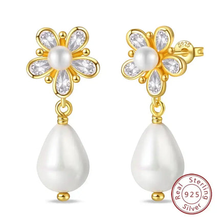 Stud Earrings 925 Sterling Silver