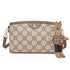 Monogram Crossbody Bag with Cute Bunny Charm