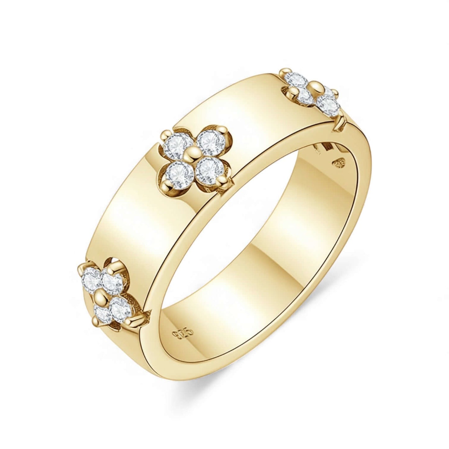 Moissanite Ring – 925 Sterling Silver