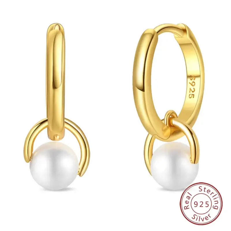 Stud Earrings 925 Sterling Silver