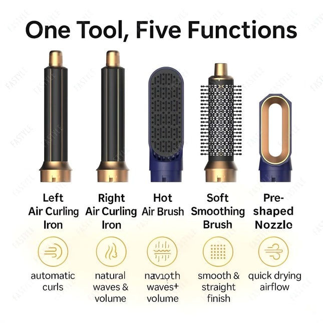 5-in-1 Professional Hair Dryer and Styling Tool