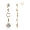 Moissanite Drop Earrings 925 Sterling Silver